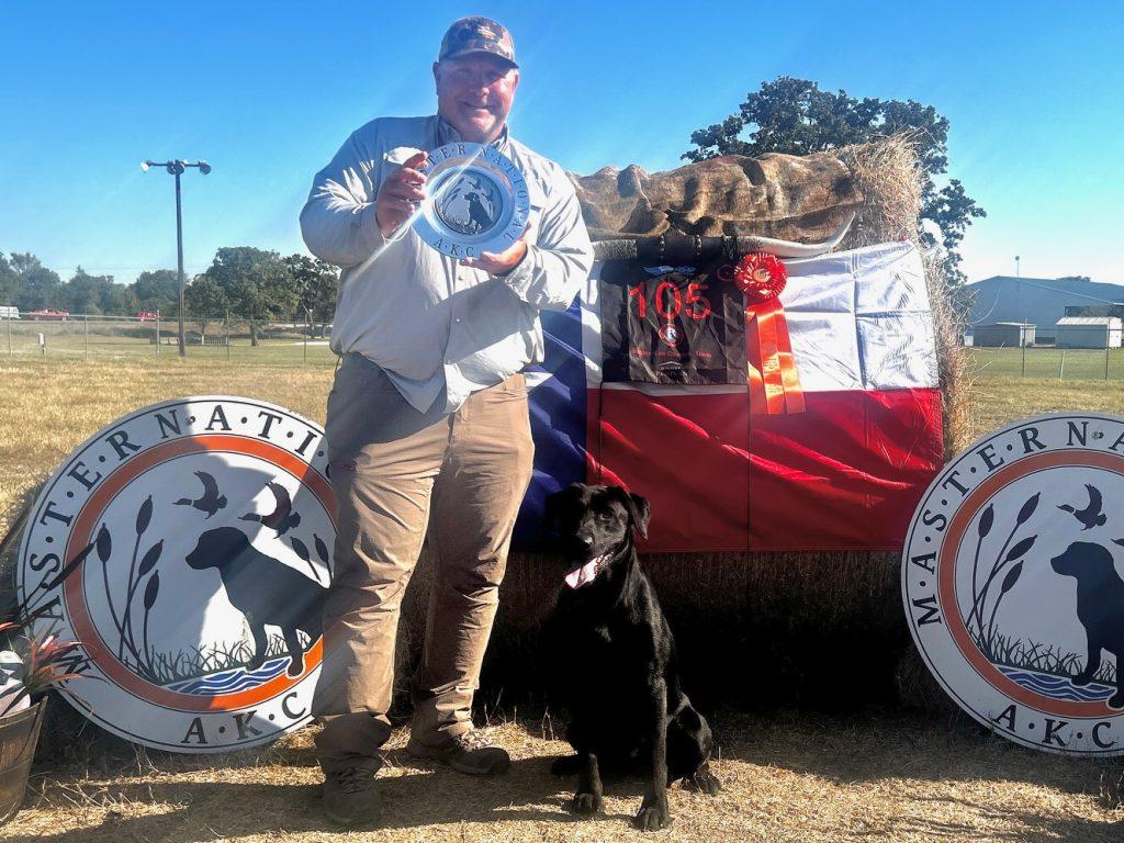 Black lab - AKC Master Hunter